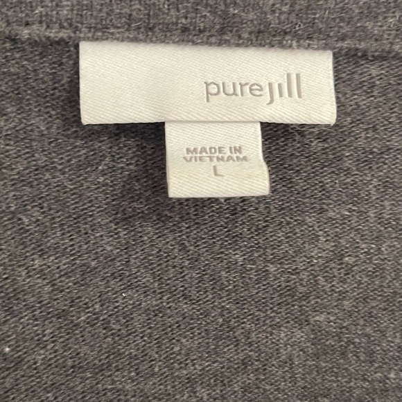 Women’s pure j Jill cotton long sleeve size large - Picture 2 of 5